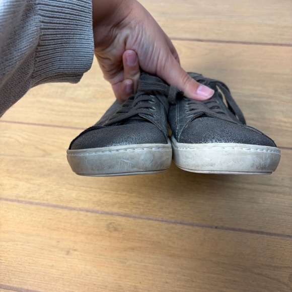 Birkenstock Arran Silver Suede Sneakers - Picture 4 of 7